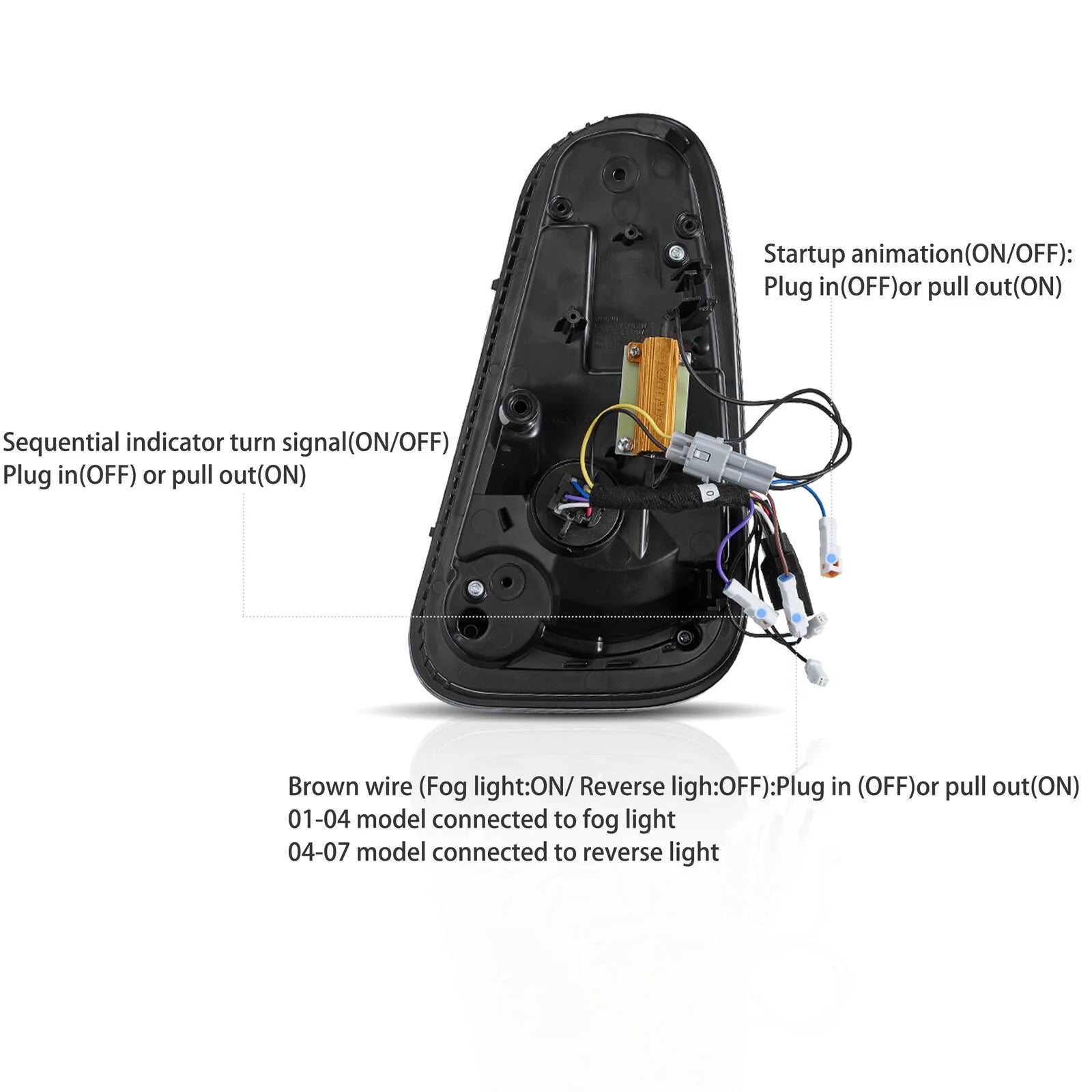 BMW Mini Cooper R50 R52 R53 LED Taillights 2001 - 2008